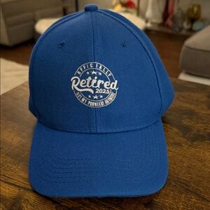 Blue Retired 2025 Men's Cap